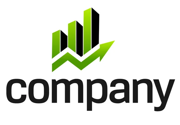 Yeşil logo — Stok Vektör