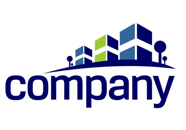 Immobilier maison logo — Image vectorielle
