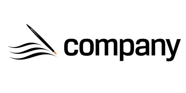 Logo de la compañía fiscal — Vector de stock
