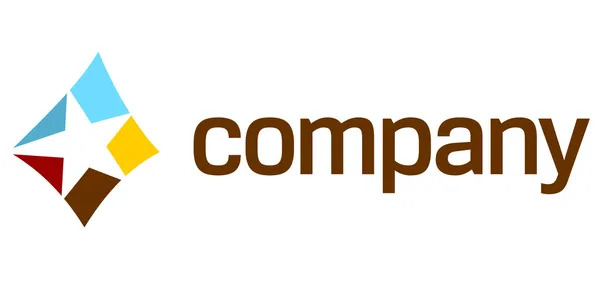 Logo étoile pour l'entreprise — Image vectorielle