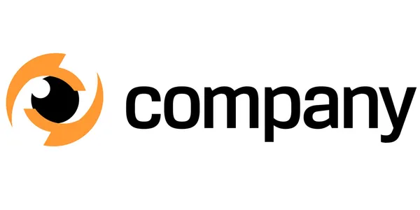 Logo oeil de photographie — Image vectorielle