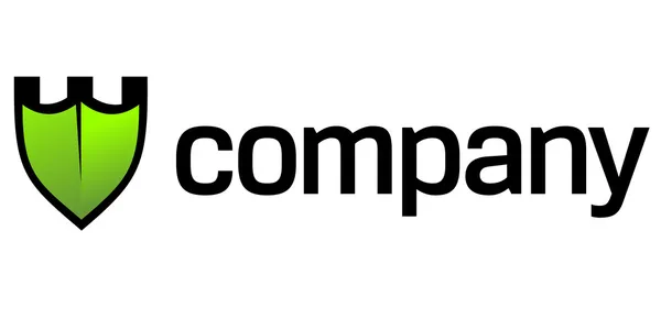 Logo du bouclier de sécurité pour entreprise de sécurité — Image vectorielle