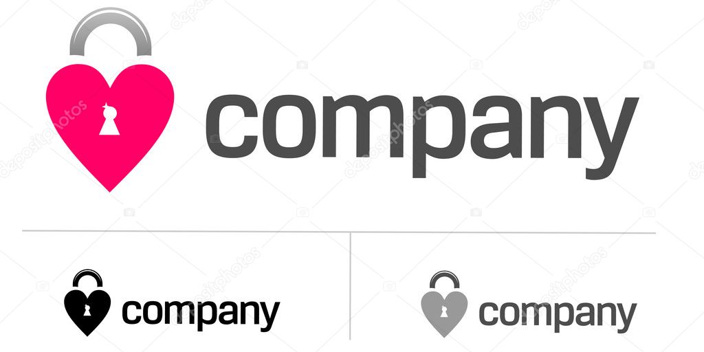 Locks of love logo for dating site