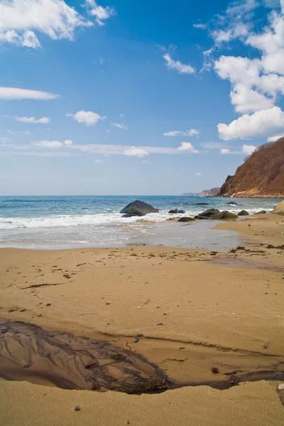 stock image Russian, Primorye, beautiful sunny beach