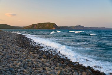 Rusya, primorye, deniz kıyısı