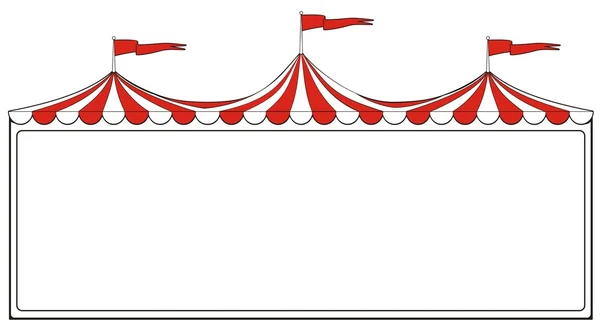 Panneau de tente de cirque — Photo