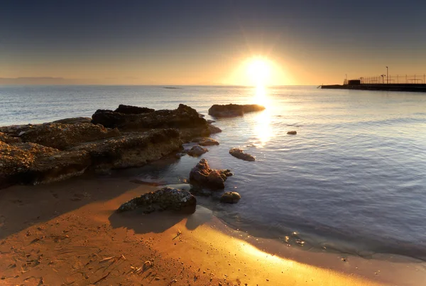 Mediterranean sunrise — Stock Photo, Image