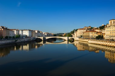 The city of Lyon in France clipart