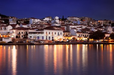 The town of Pylos, Greece clipart