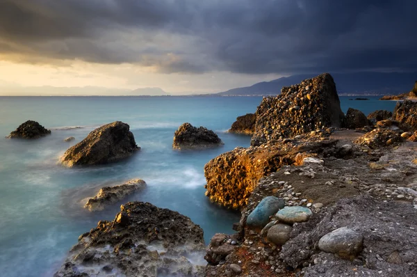 Yunanistan deniz manzarası — Stok fotoğraf