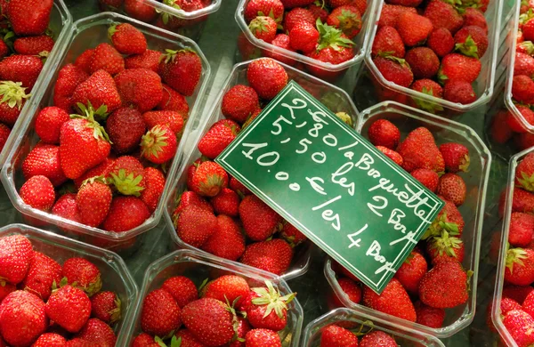 stock image Selling strawberries