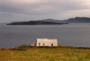 Santorini'de çiftlik evi