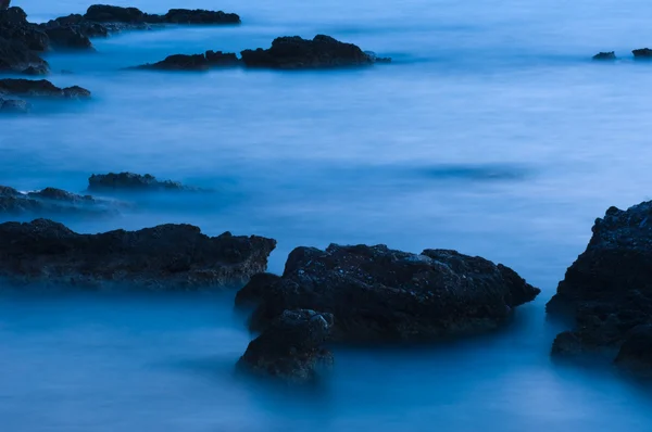 Pedras em azul — Fotografia de Stock