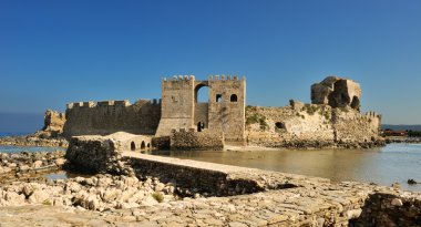 The castle at Methoni clipart