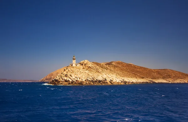 stock image Lighthouse on cape Tainaro, southern Greece