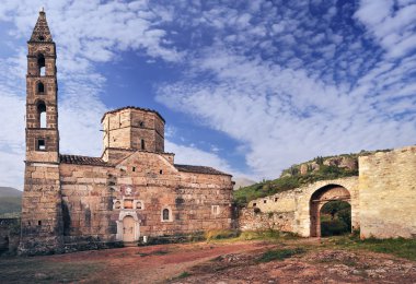 Old church in Mani, Greece clipart