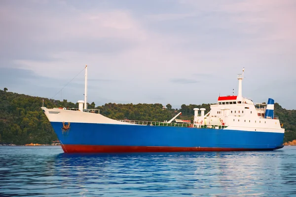 Small ferry cargo ship — Stock Photo, Image