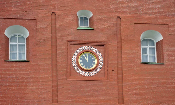 Zegar nad wejściem do Moskwy — Zdjęcie stockowe
