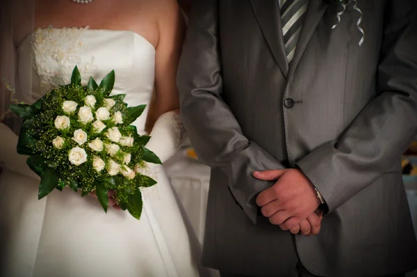 Bruidegom en verloofde — Stockfoto