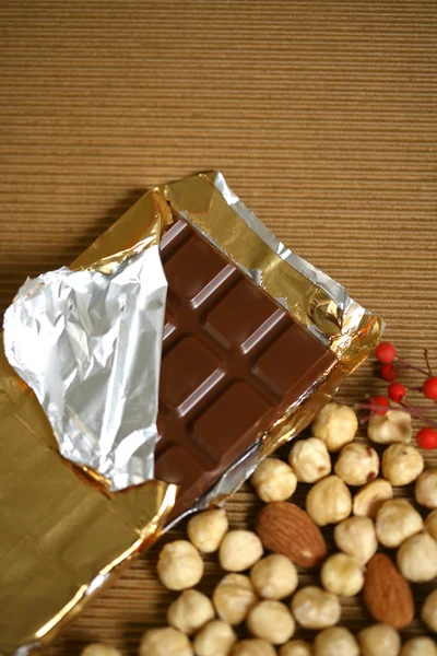 Chocolate fundo — Fotografia de Stock