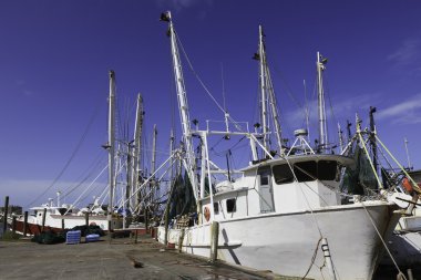 Gulf Shrimp Boats clipart