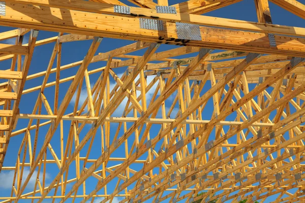 Wood Trusses — Stock Photo, Image