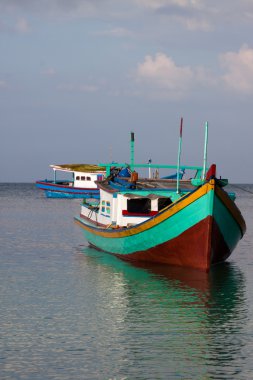 Endonezyalı balıkçı tekneleri