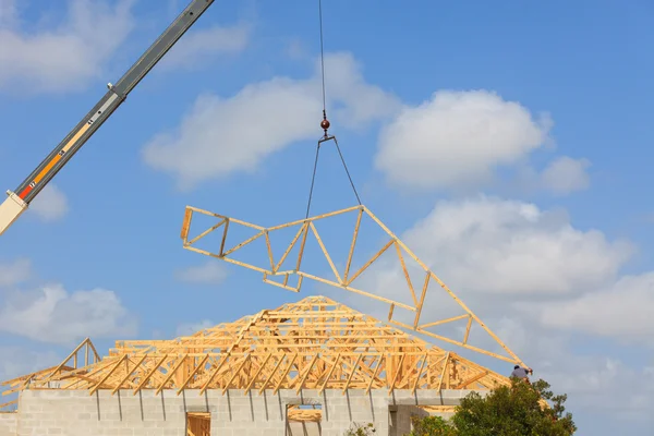 Roof Truss, Construction — Stock Photo, Image
