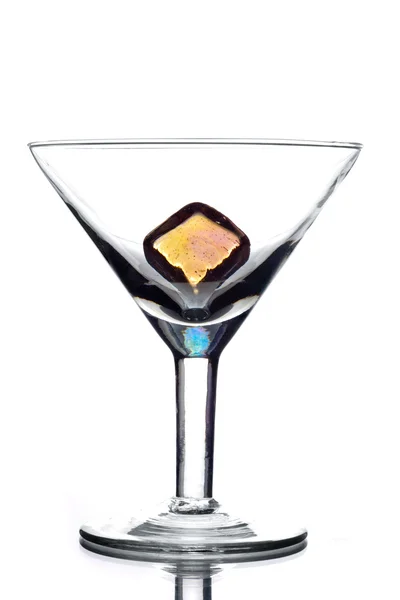 Martini-Glas leer — Stockfoto