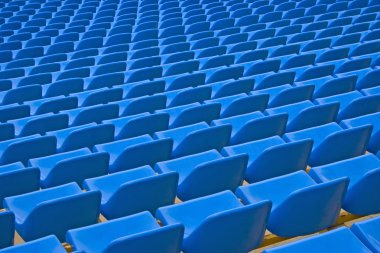 Diagonal rows of seats clipart