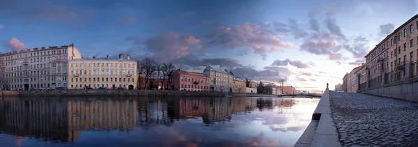 圣彼得斯堡，河丰坦卡运河 — 图库照片