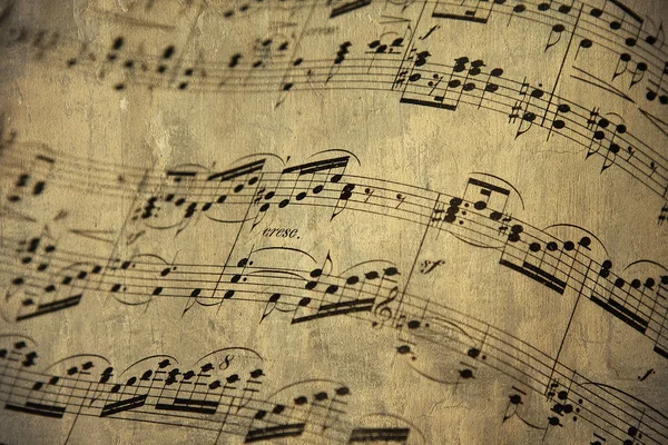 Старої музики лист Стокове Зображення