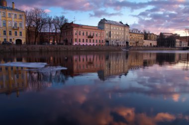 Rusya, st. petersburg, fontanka Nehri