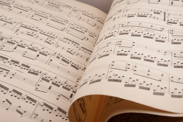 Old music sheet — Stock Photo, Image