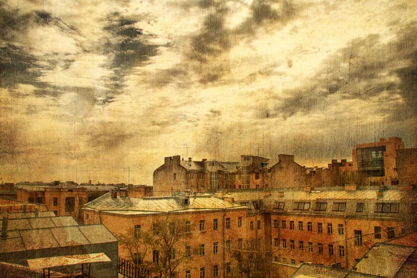 Rosja, st.petersberg, starych dachów — Zdjęcie stockowe