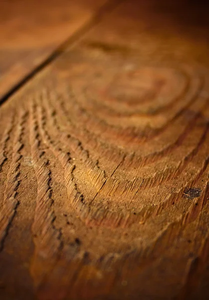 Textura de madeira vintage escura, DOF rasa . — Fotografia de Stock