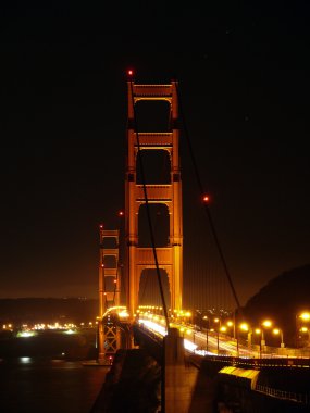 Golden Gate Bridge bei Nacht clipart