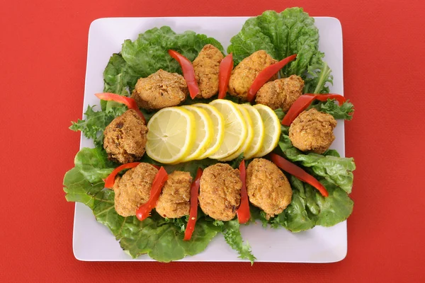 Fried appetizer platter — Stock Photo, Image