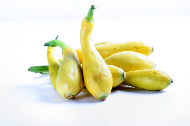 Summer squash on white clipart