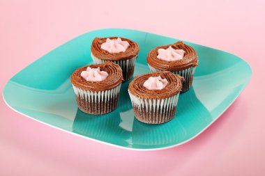 atış ahududu cupcake modelleri