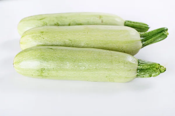 White zucchini isolated on white — Stock Photo, Image