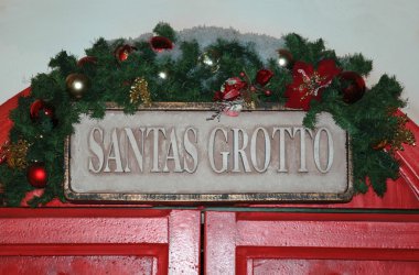 Santa's Grotto clipart