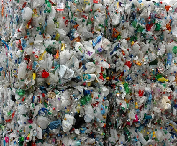 Plástico reciclado — Fotografia de Stock