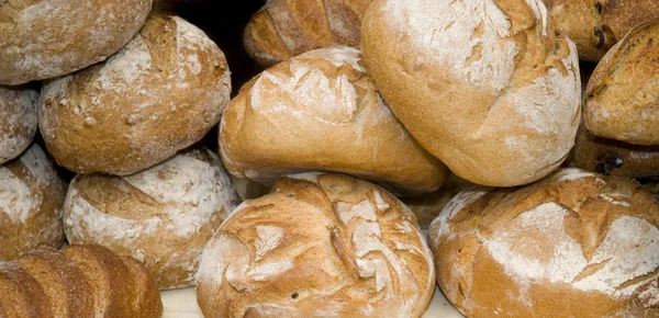 Bröd på nära håll Stockbild