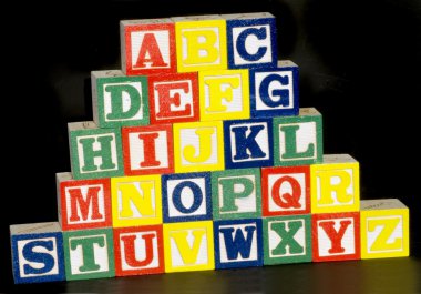 A-Z Alphabet Blocks clipart