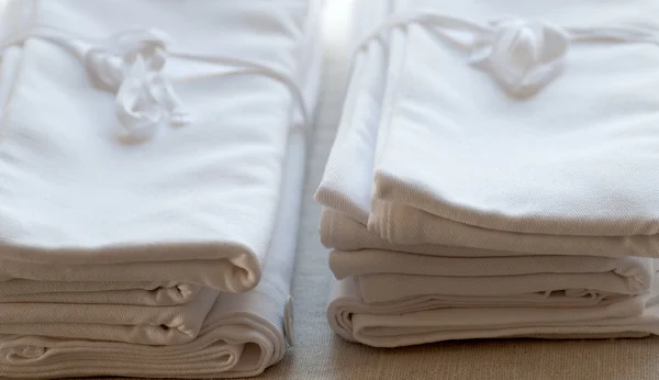 Roupa de cama limpa — Fotografia de Stock