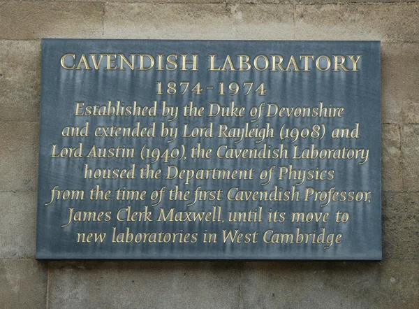 Cavendish-laboratórium Stock Kép