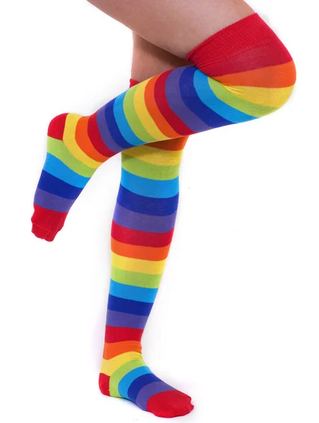 Rainbow strumpor Stockbild