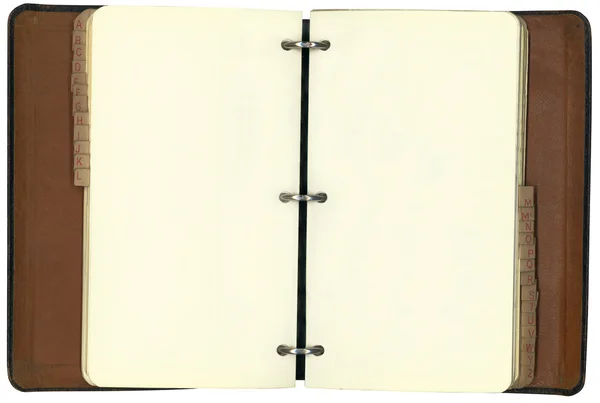 Antike drei Ringordner innen — Stockfoto