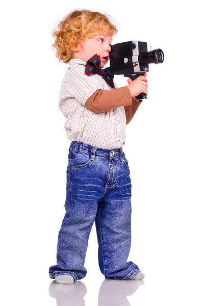 Il giovane operatore Foto Stock